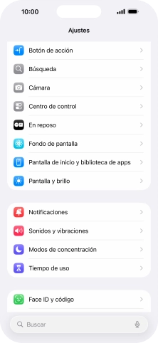 Pulsa Botón de acción.