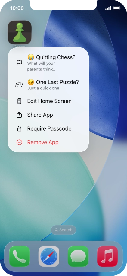 Press Require Passcode. Press Require Passcode.