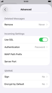 Press Authentication.
