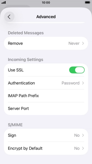 Press Authentication.