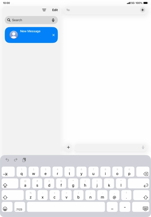 Press the add icon. Press the add icon.
