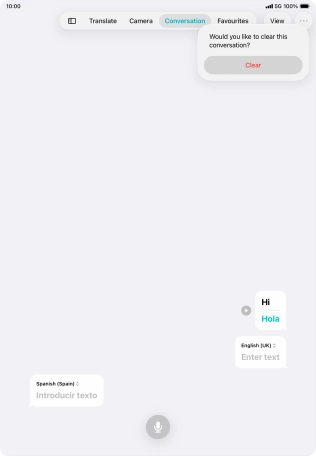 Press Clear. Press Clear.