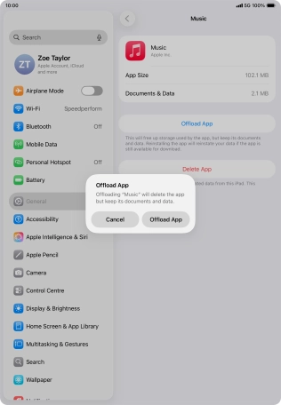 Press Offload App. Press Offload App.
