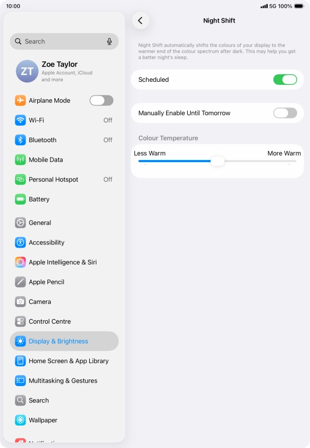 Press the indicator next to Press the indicator next to