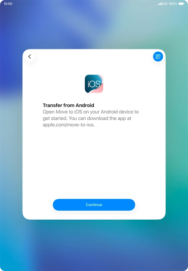 To transfer content to your tablet, you need to install the app To transfer content to your tablet, you need to install the app