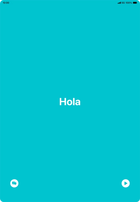 Press the split view icon to go back to display of both languages. Press the split view icon to go back to display of both languages.
