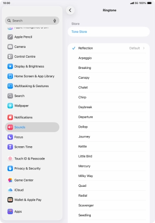 Press the required ring tones to hear them. Press the required ring tones to hear them.