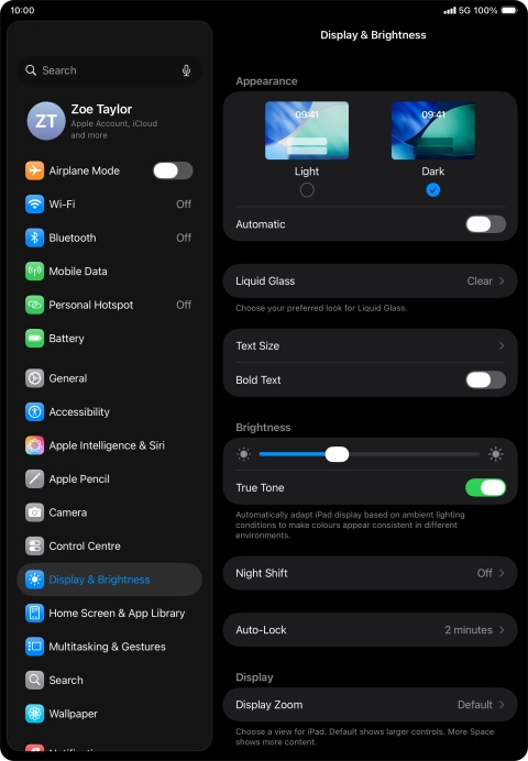 Press the indicator next to Press the indicator next to