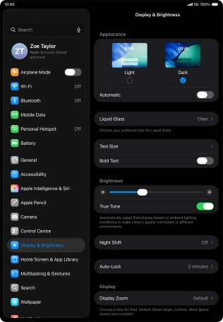 Press the indicator next to Press the indicator next to