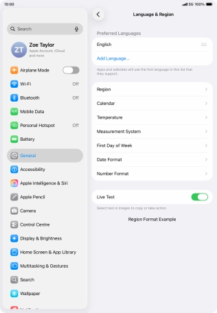 Press Add Language.... Press Add Language....