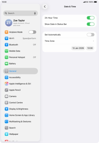 Press the indicator next to Press the indicator next to