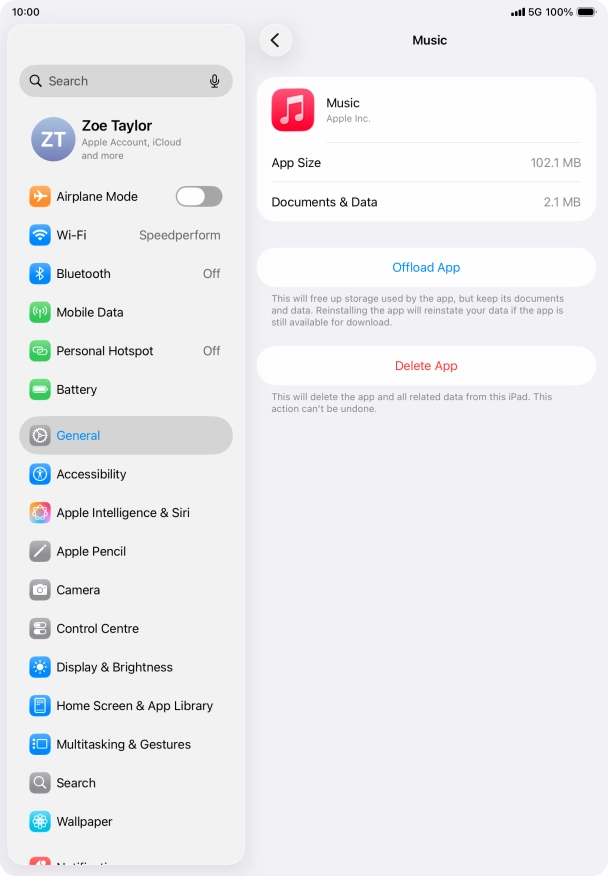 Press Offload App. Press Offload App.