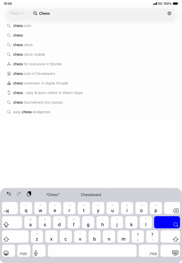 Key in the name or subject of the required app and press the search icon. Key in the name or subject of the required app and press the search icon.
