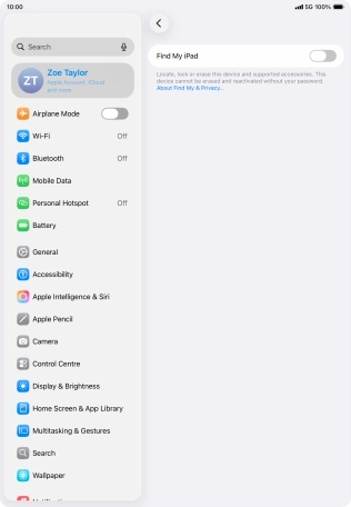 Press the indicator next to Press the indicator next to