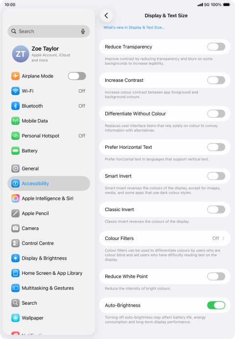 Press the indicator next to Press the indicator next to