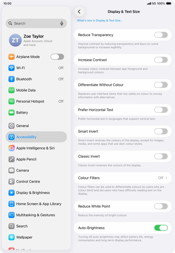 Press the indicator next to Press the indicator next to