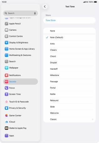 Press the required message tones to hear them. Press the required message tones to hear them.