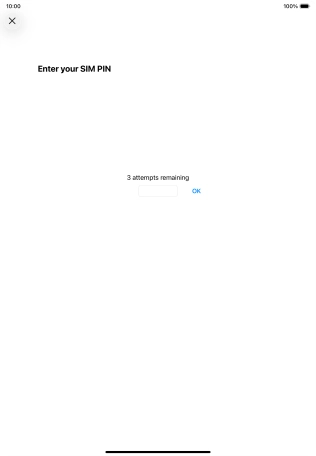 If your SIM is locked, key in your PIN and press OK. If your SIM is locked, key in your PIN and press OK.