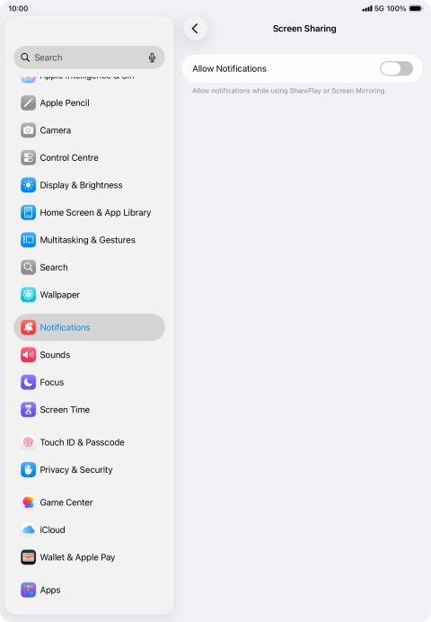 Press the indicator next to Press the indicator next to