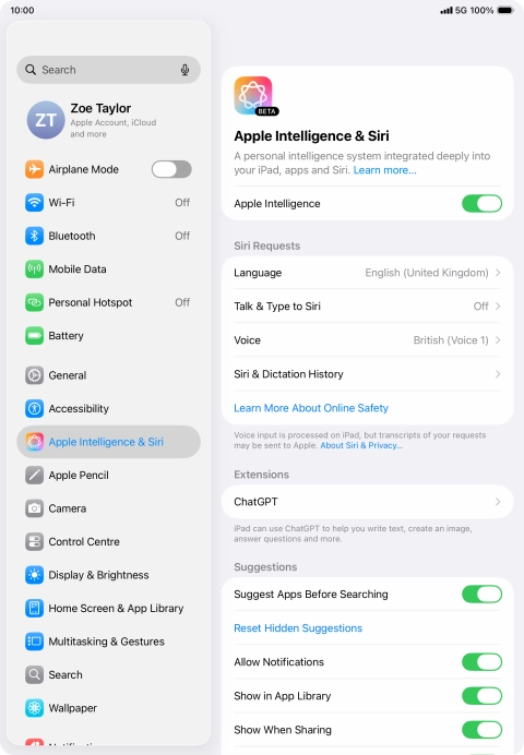Press the indicator next to Press the indicator next to