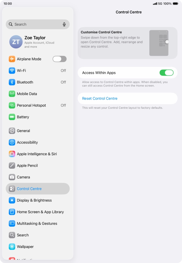 Press the indicator next to Press the indicator next to