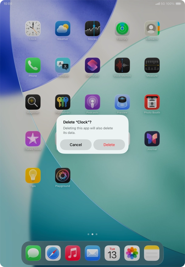 Press Delete. Press Delete.