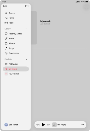 Press anywhere on the screen. Press anywhere on the screen.