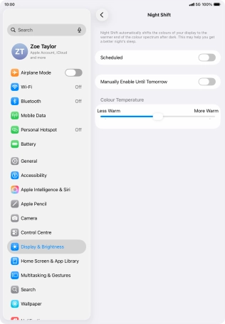 Press the indicator next to Press the indicator next to