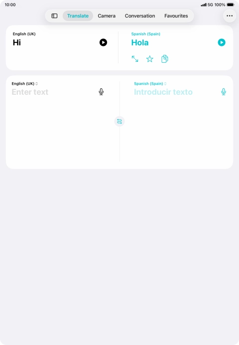 Press the screen size icon. Press the screen size icon.