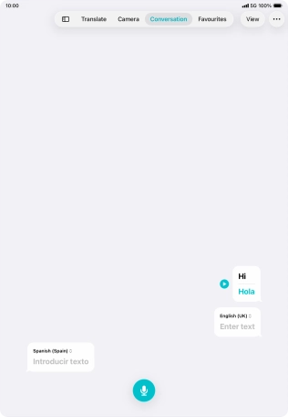 Press the menu icon. Press the menu icon.