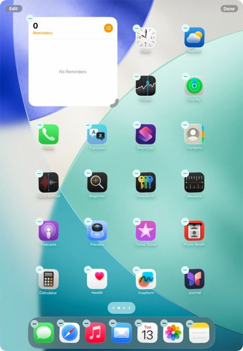 Press Done. Press Done.