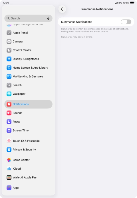 Press the indicator next to Press the indicator next to