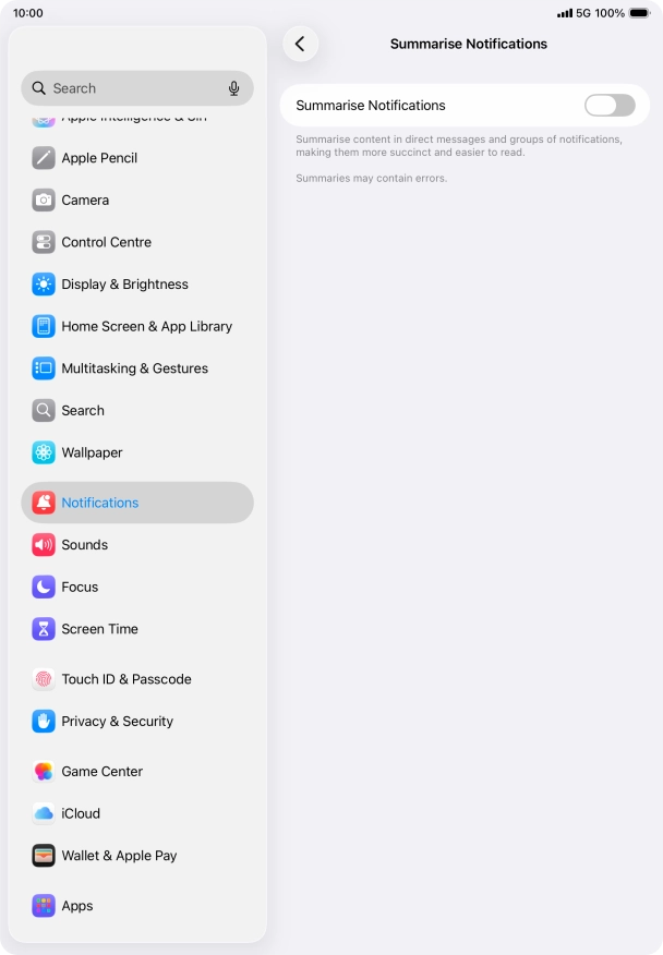 Press the indicator next to Press the indicator next to
