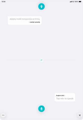 Press the end icon to end two-way view. Press the end icon to end two-way view.