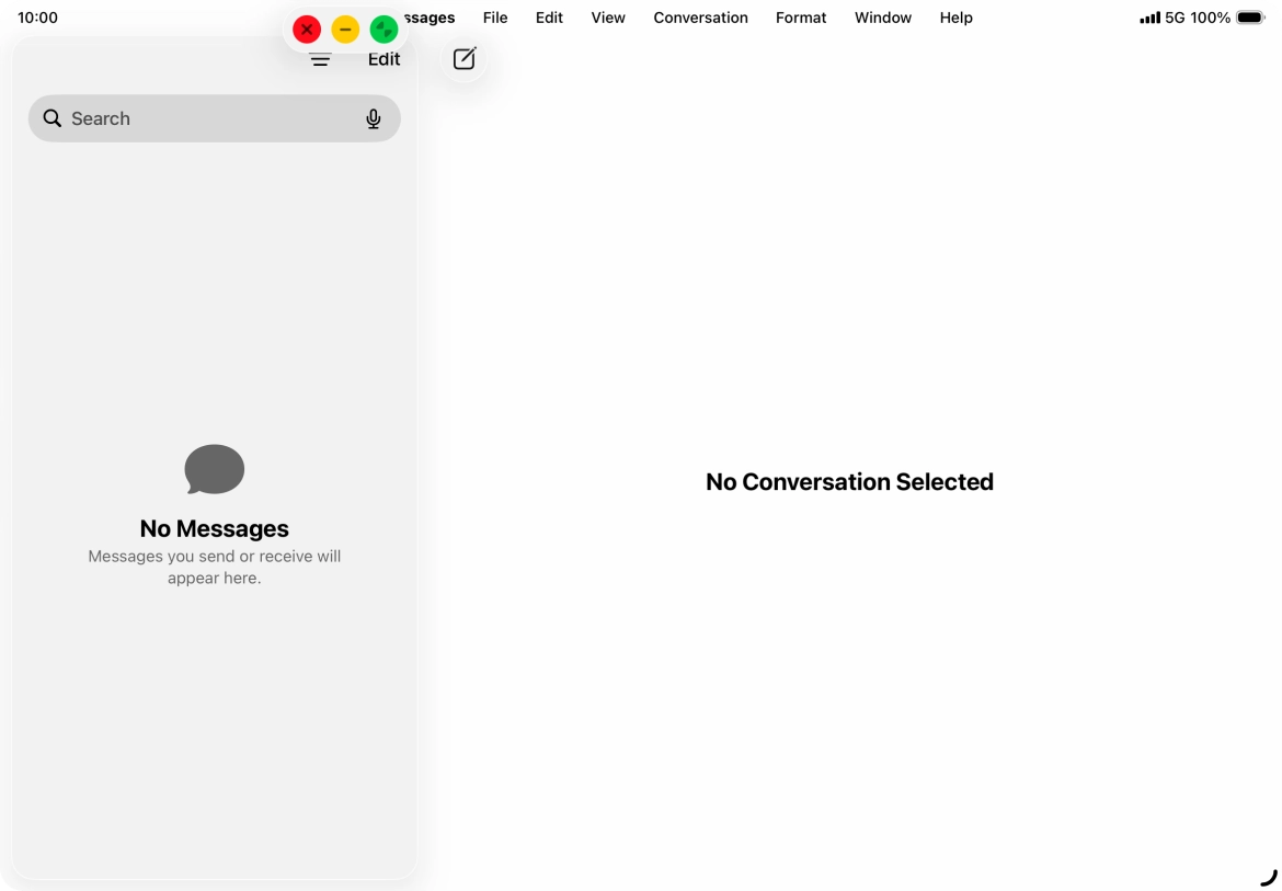 Press the minimise icon. Press the minimise icon.