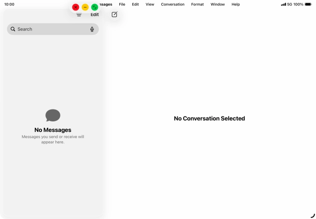 Press the minimise icon. Press the minimise icon.