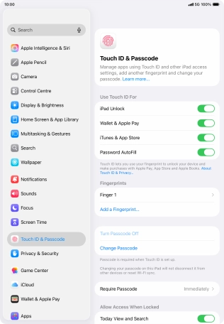 Press the indicators next to the required settings to turn them on or off. Press the indicators next to the required settings to turn them on or off.