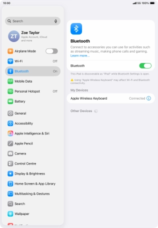 Slide your finger upwards starting from the bottom of the screen to return to the home screen.