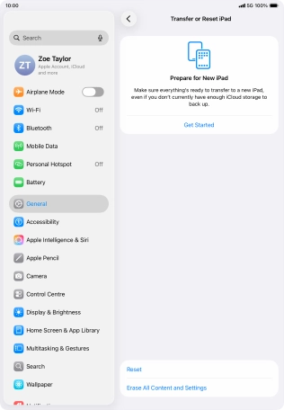 Press Reset. Press Reset.