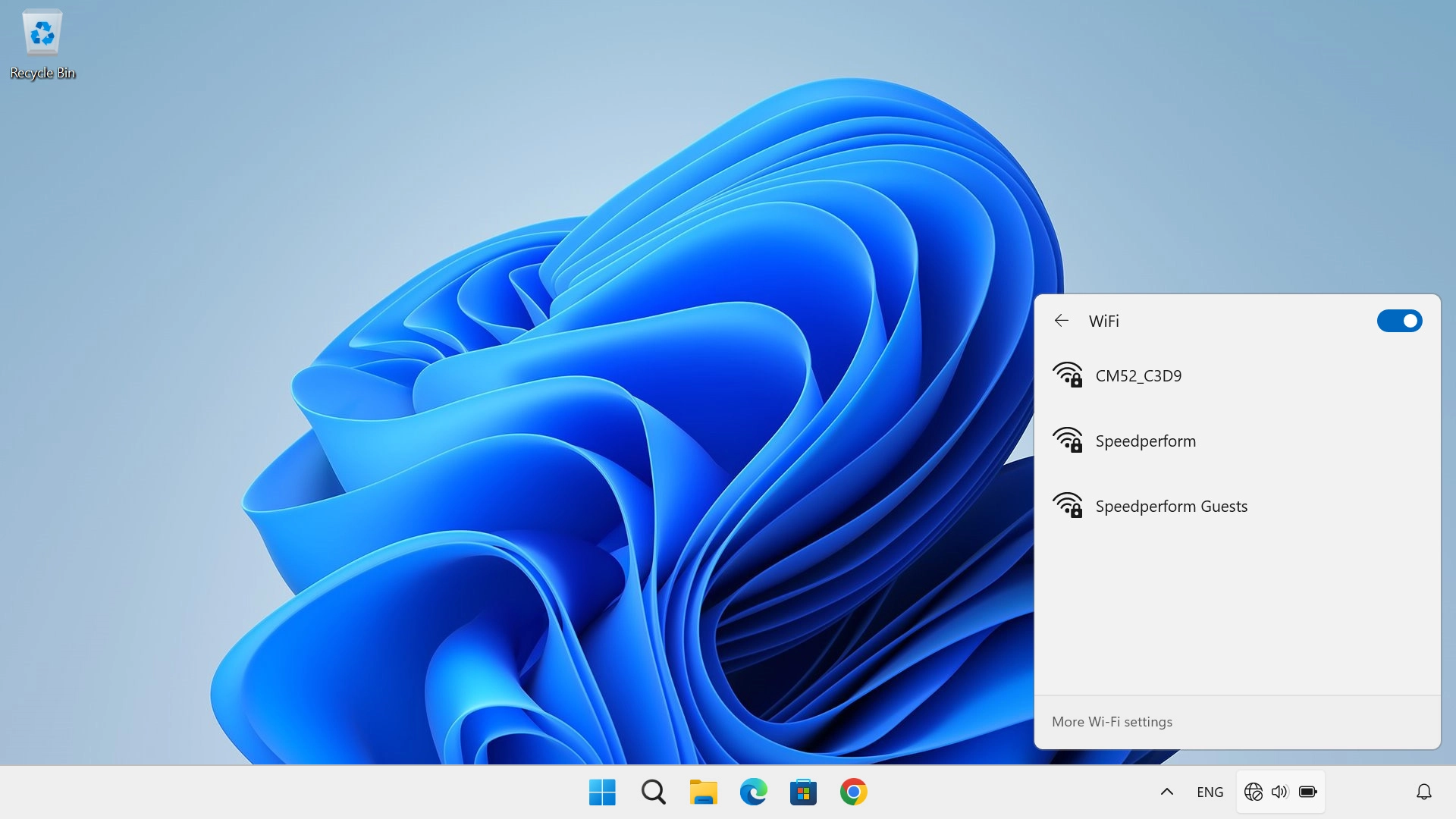 Click the name of your Wi-Fi hotspot.