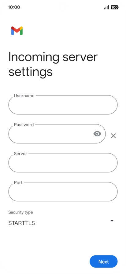 Press the field below 