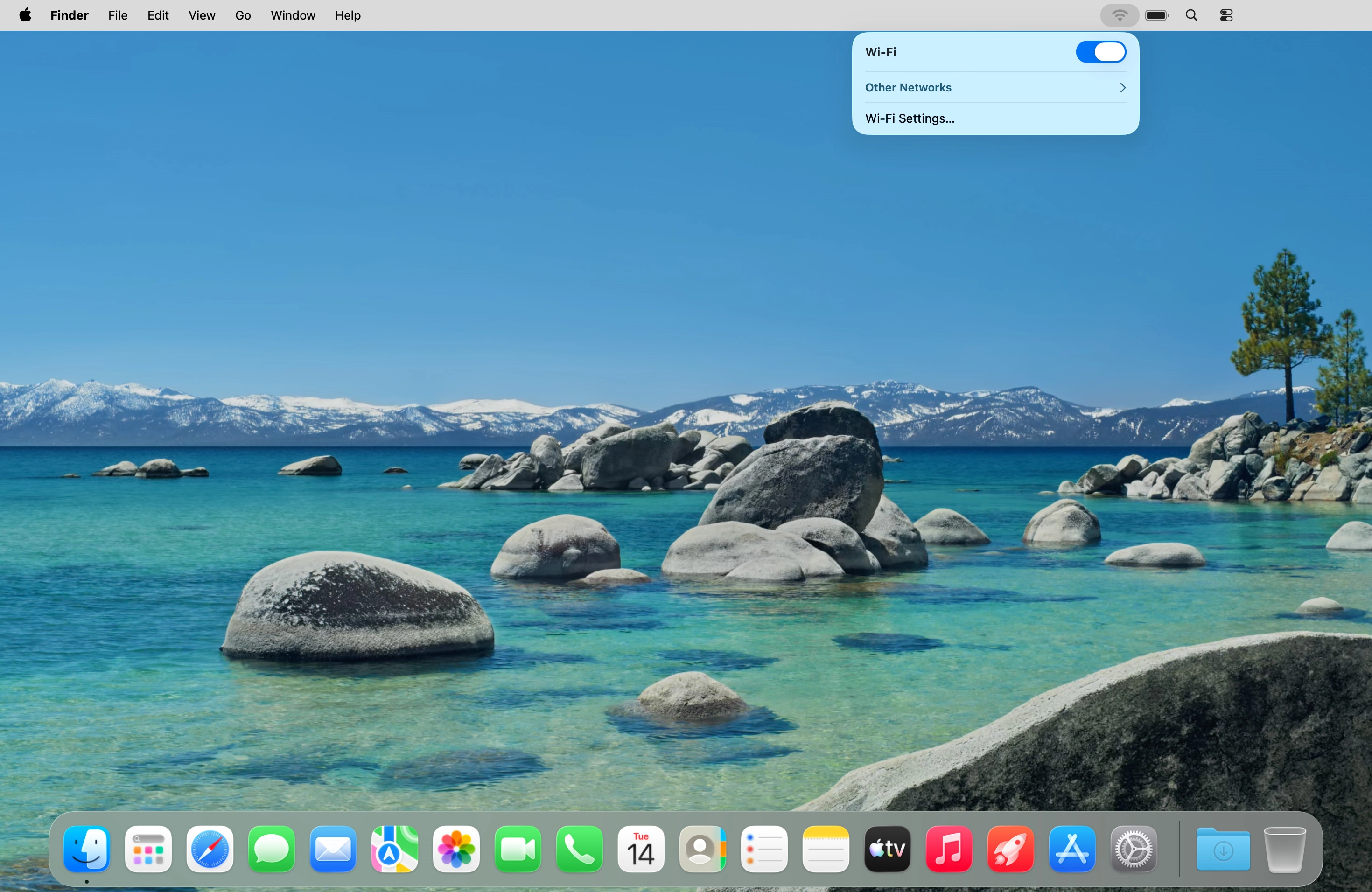 Click Other Networks.