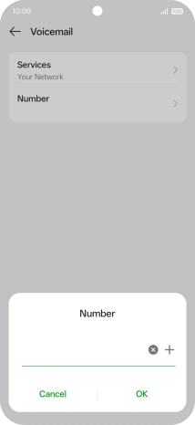 Key in +61414121121 and press OK.