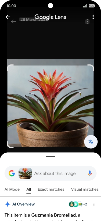 Follow the instructions on the screen to use the search results.