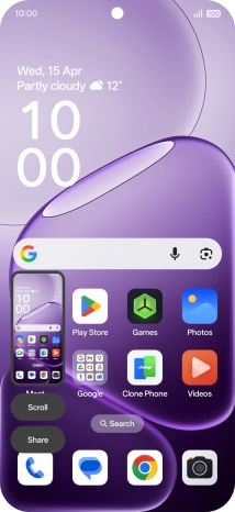 To edit your screenshot, press the screenshot and follow the instructions on the screen to make the required changes.