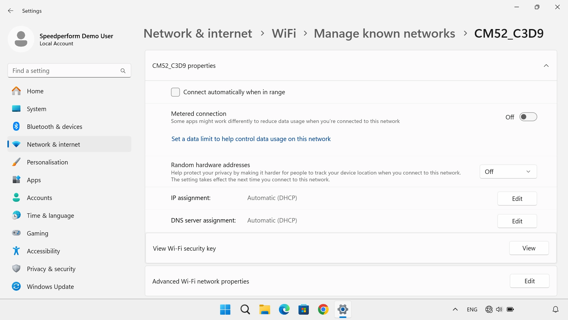 Click the field next to 