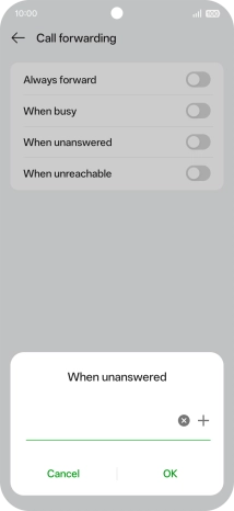 Key in +61414121121 and press OK.