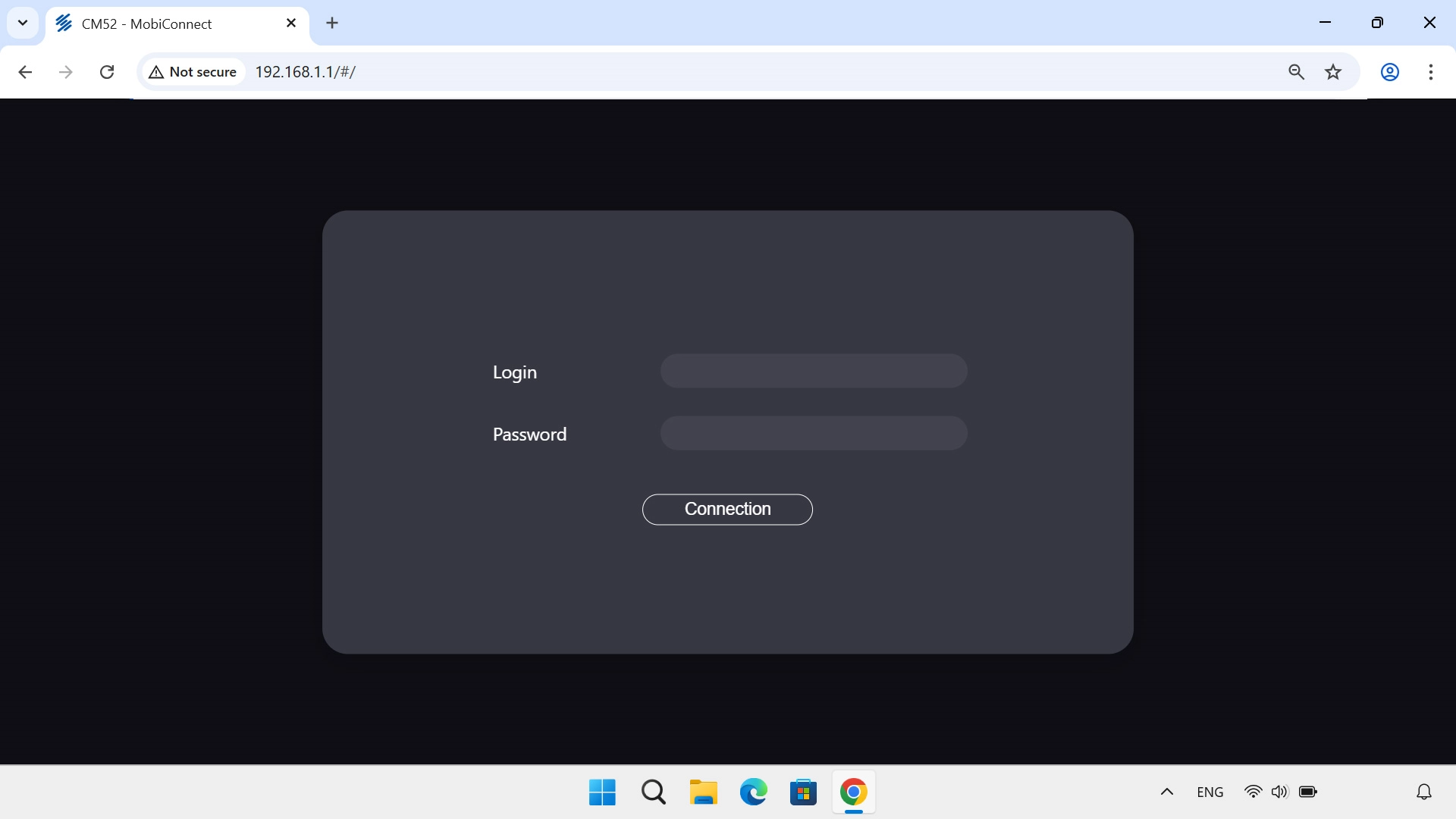 Click the field next to 