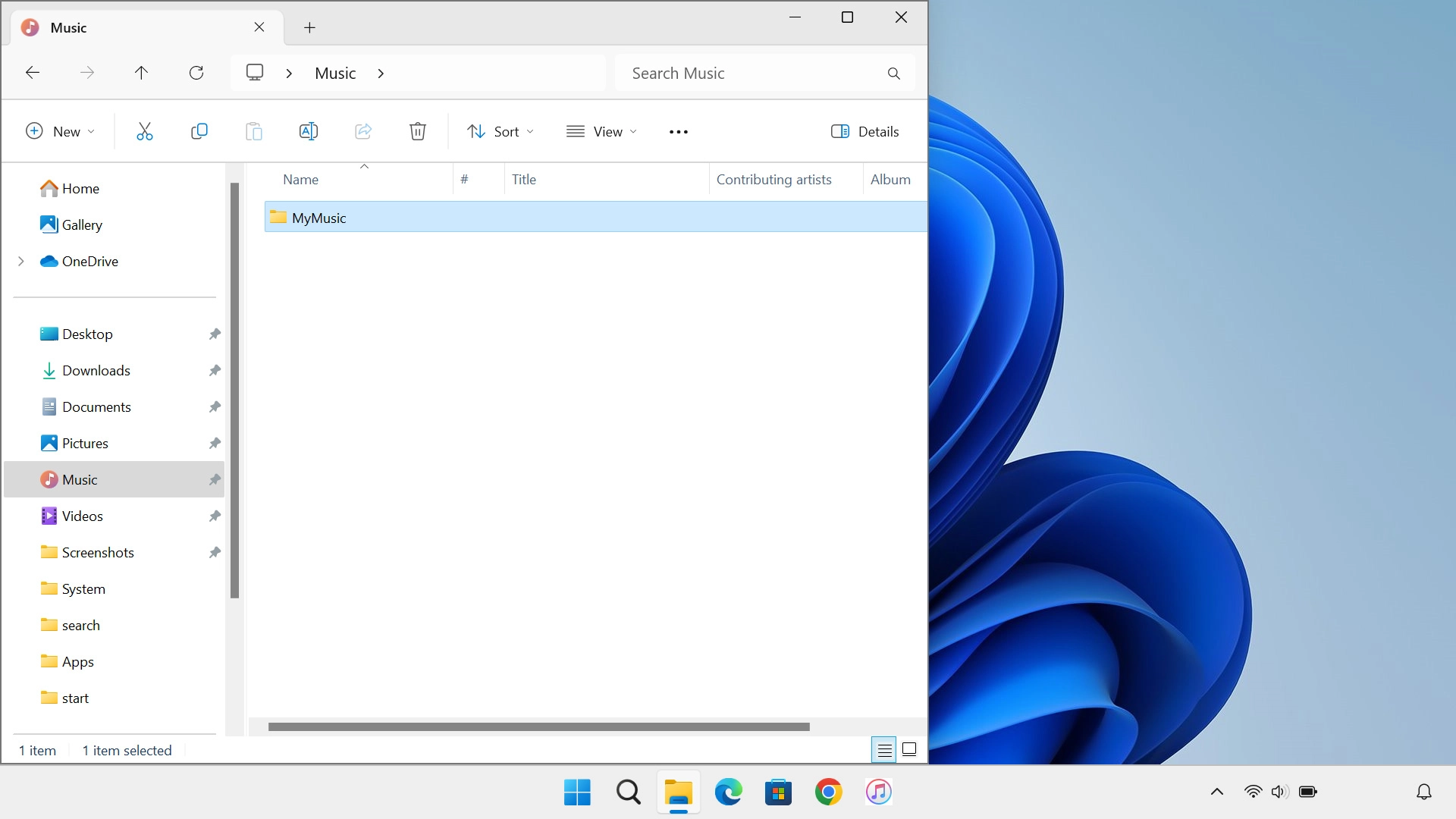 Go to the required folder in your computer's or your phone's file system.