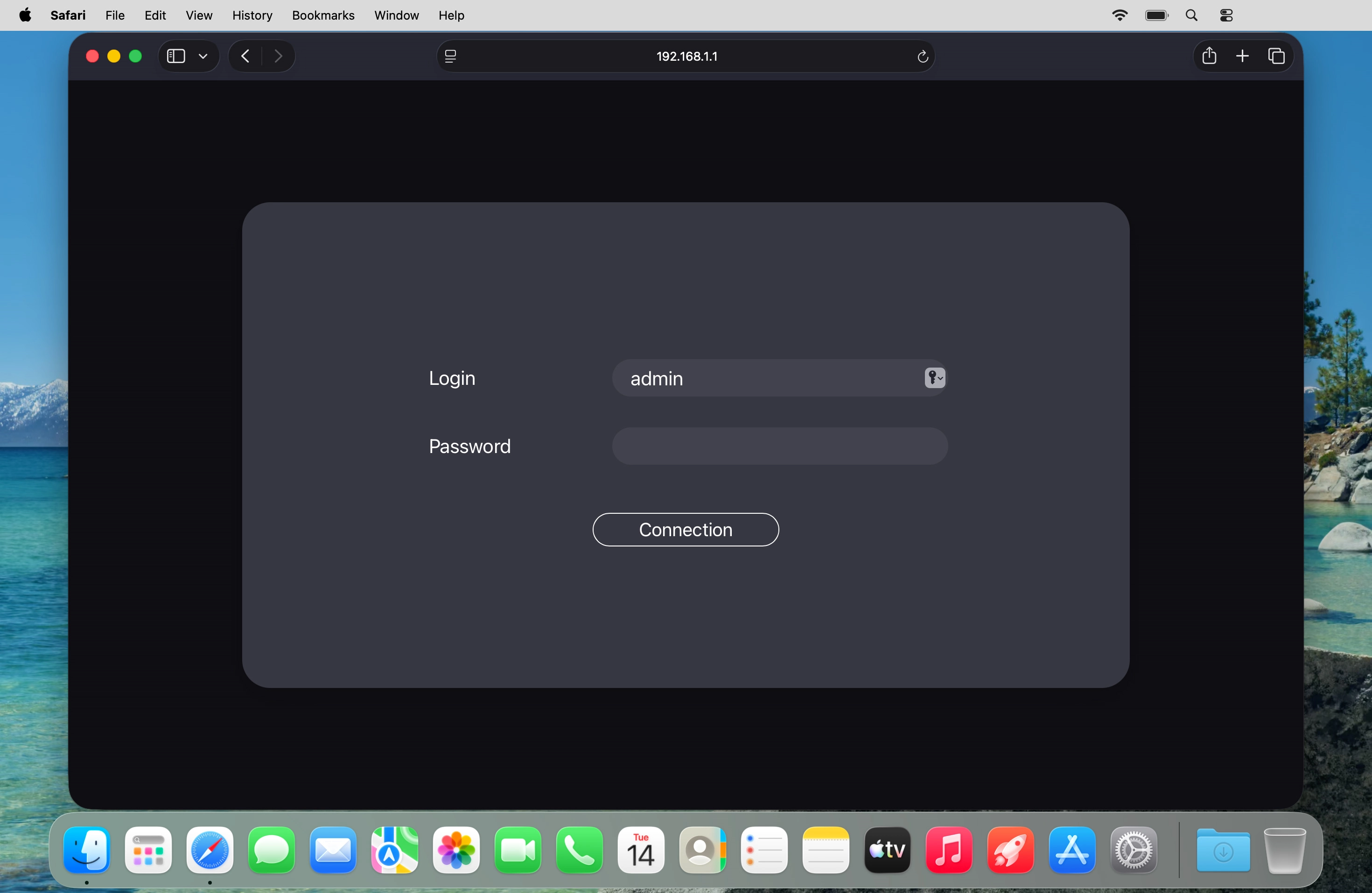Click the field next to 